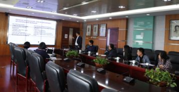 韓國(guó)國(guó)立水產(chǎn)科學(xué)院西海水產(chǎn)研究所sang ok chung研究員到黃海所訪問(wèn)交流